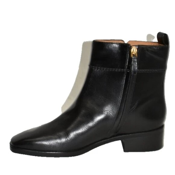 New! Tory Burch Everly Flat Boot Perfect Black 10.5 M DD524 SN 137752 - Picture 2 of 6